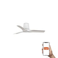 Потолочный вентилятор Faro 33826WT Hey Tub S 900mm White 3 Blades White Tuya Потолочный вентилятор Faro 33826WT Hey Tub S 900mm White 3 Blades White Tuya