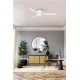 Люстра-вентилятор Faro 33828WT-1TW Punt Tub M 1300mm White 3 P White LED 18W Tuya