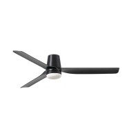 Люстра-вентилятор Faro 33830WT-1TW Punt Tub M 1300mm Black 3P Black LED 18W Tuya
