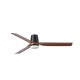 Люстра-вентилятор Faro 33831WT-1TW Punt Tub M 1300 Black 3 P Wood Dark 18W Tuya