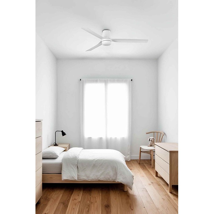 Люстра-вентилятор Faro 33832WT-1TW Mini Punt Tub S 900 White 3 P White 10W Tuya