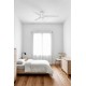 Люстра-вентилятор Faro 33832WW-1TW Mini Punt Tub S 900mm White 3 P Blan 10W CCT Wiz