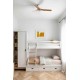 Потолочный вентилятор Faro 33833WT Mini Punt Tub S 900 White 3P Wood Light Tuya