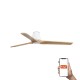 Стельовий вентилятор Faro 33838WT Heywood Tub L 1320 White 3P Wood Light Tuya