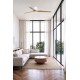 Стельовий вентилятор Faro 33838WT Heywood Tub L 1320 White 3P Wood Light Tuya