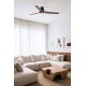 Стельовий вентилятор Faro 33839WT Heywood Tub L 1320 Black 3P Wood Dark Tuya