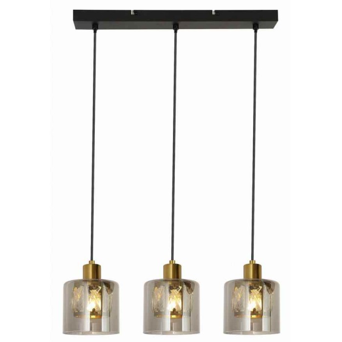 Підвісний світильник, люстра Reality 338833-34 Elmo E14 3x40W IP20 Чорний