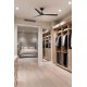 Потолочный вентилятор Faro 34100WW Milos 1320mm Black 3 Blades Plywood Wiz