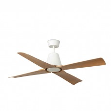 Потолочный вентилятор Faro 34105WW Typhoon 1300mm White 4 Blades Wood IP44 Wiz