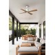 Потолочный вентилятор Faro 34105WW Typhoon 1300mm White 4 Blades Wood IP44 Wiz