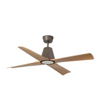 Люстра-вентилятор Faro 34106WW-130 Typhoon 1300mm Brown 4P Mad IP44 19W 3000K Wiz