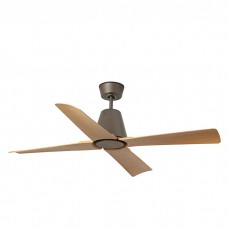 Потолочный вентилятор Faro 34106WW Typhoon 1300mm Brown 4 Blades Wood IP44 Wiz