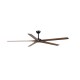 Потолочный вентилятор Faro 34190 Bigwood 20 XL 2000mm Black 6 Blades Dark Walnut