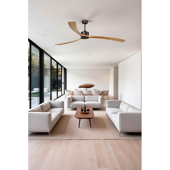Стельовий вентилятор Faro 34200A KAUAI XL Brown fan Стельовий вентилятор Faro 34200A KAUAI XL Brown fan