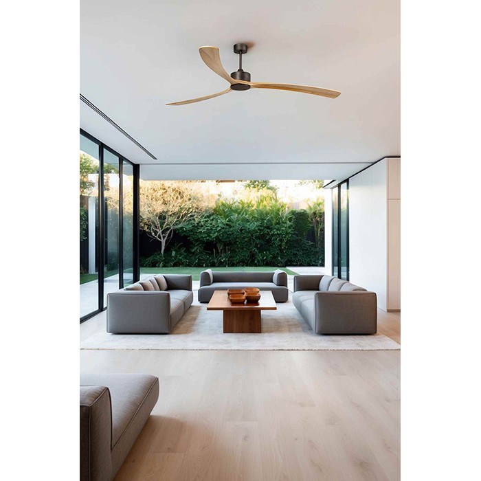Стельовий вентилятор Faro 34200AWW Kauai XXL 2330mm Brown 3 Blades Wiz Стельовий вентилятор Faro 34200AWW Kauai XXL 2330mm Brown 3 Blades Wiz