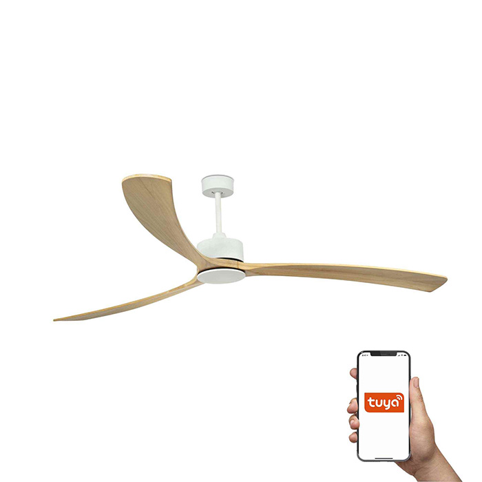 Стельовий вентилятор Faro 34201AWT Kauai XXL 2330mm White 3 Blades Tuya