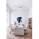 Люстра-вентилятор Faro 34202-130 Rotterdam 20 XL 2000mm White 6P 32W LED 3000K