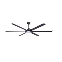 Люстра-вентилятор Faro 34203-130 Rotterdam 20 XL 2000mm Black 6P 32W LED 3000K