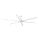 Люстра-вентилятор Faro 34206-130 Rotterdam 25 XXL 2500mm White 6P 32W LED 3000K