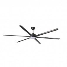Люстра-вентилятор Faro 34207-130 Rotterdam 25 XXL 2500mm Black 6P 32W LED 3000K