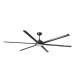 Люстра-вентилятор Faro 34207-130 Rotterdam 25 XXL 2500mm Black 6P 32W LED 3000K