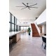 Люстра-вентилятор Faro 34207-130 Rotterdam 25 XXL 2500mm Black 6P 32W LED 3000K