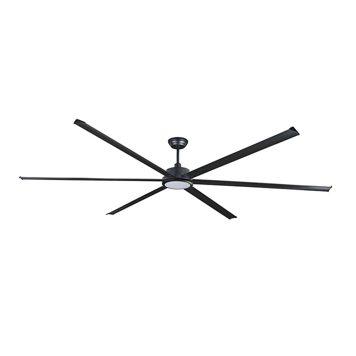 Люстра-вентилятор Faro 34211-130 Rotterdam 30 XXL 3000mm Black 6P 32W LED 3000K