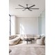 Люстра-вентилятор Faro 34211-130 Rotterdam 30 XXL 3000mm Black 6P 32W LED 3000K