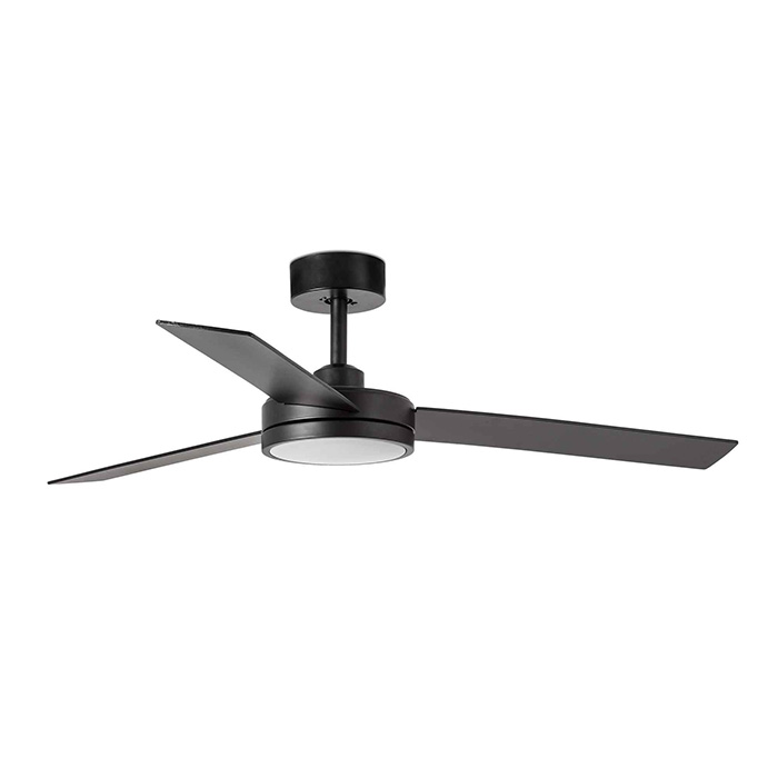 Люстра-вентилятор Faro 34261 BARTH L Black fan, 24 Вт, 2400 лм, 2700 – 4350 – 6000K