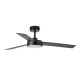Люстра-вентилятор Faro 34261 BARTH L Black fan, 24 Вт, 2400 лм, 2700 - 4350 - 6000K