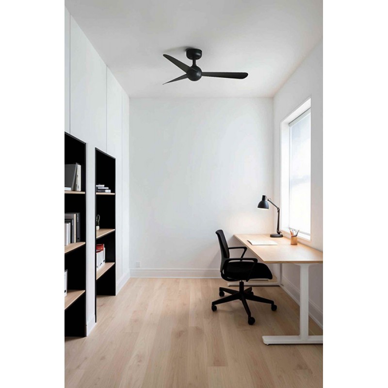 Потолочный вентилятор Faro 34271WT Sfera S 900mm Black 3 Blades Black Tuya