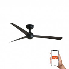 Потолочный вентилятор Faro 34273WT Sfera M 1250mm Black 3 Blades Black Tuya