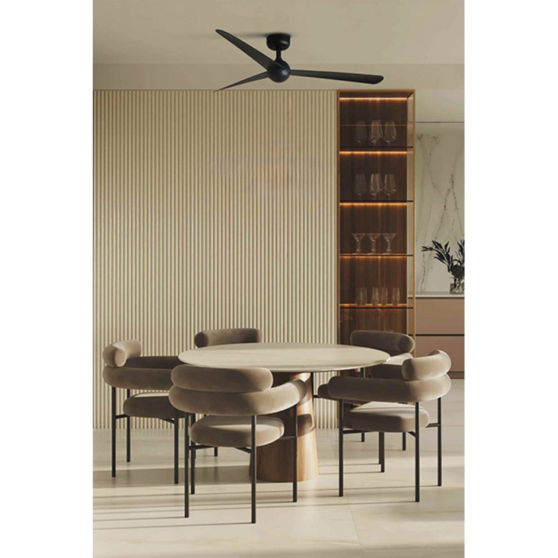Потолочный вентилятор Faro 34273WT Sfera M 1250mm Black 3 Blades Black Tuya