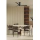 Потолочный вентилятор Faro 34273WT Sfera M 1250mm Black 3 Blades Black Tuya