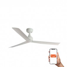 Потолочный вентилятор Faro 34274WT Marine M 1250mm White 3 Blades IP44 Seaside Tuya