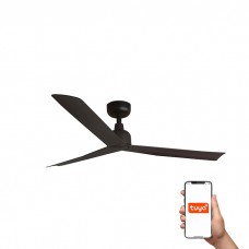 Потолочный вентилятор Faro 34275WT Marine M 1250mm Brown 3P IP44 Seaside Dim Tuya
