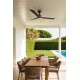 Потолочный вентилятор Faro 34275WT Marine M 1250mm Brown 3P IP44 Seaside Dim Tuya