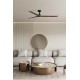 Потолочный вентилятор Faro 34276WT Klim L 1500mm Black 3 Blades Walnut Dark Tuya