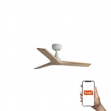 Потолочный вентилятор Faro 34281WT Klim S 925mm White 3 Blades Oak Light Tuya