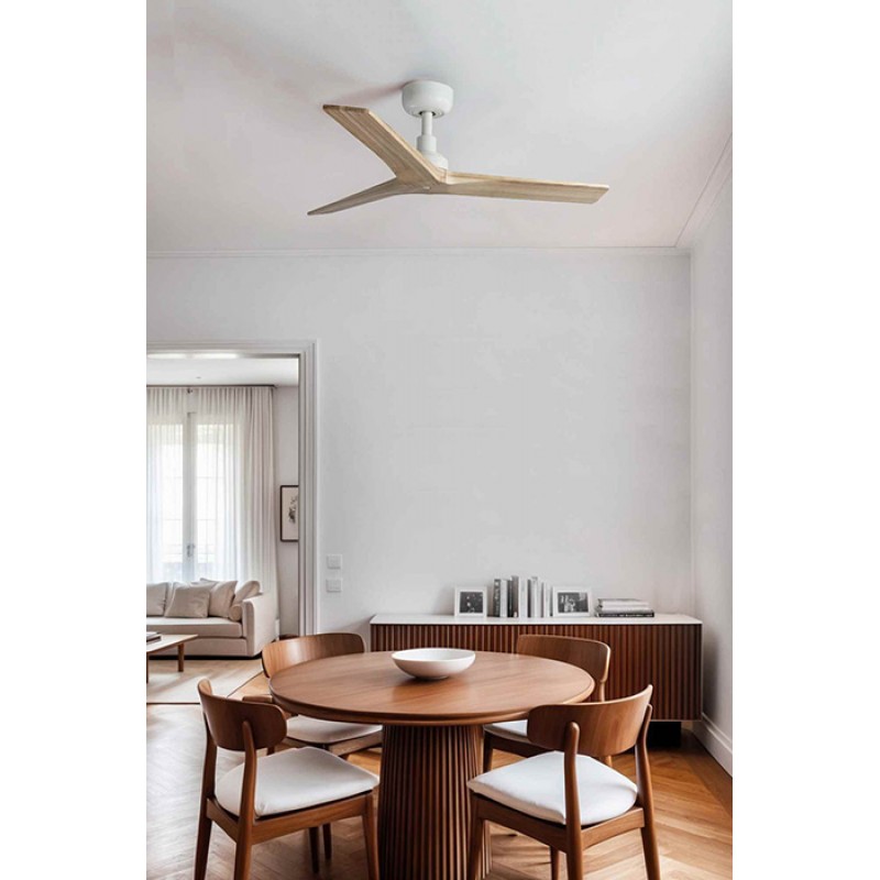 Потолочный вентилятор Faro 34281WW Klim S 925mm White 3 Blades Oak Light Wiz