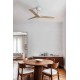 Потолочный вентилятор Faro 34281WW Klim S 925mm White 3 Blades Oak Light Wiz