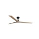 Потолочный вентилятор Faro 34282WW Klim L 1500mm Black 3 Blades Oak Light Wiz