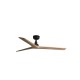 Потолочный вентилятор Faro 34283WW Klim M 1250mm Black 3 Blades Oak Light Wiz