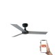 Потолочный вентилятор Faro 34285WT Cruiser S 1060mm Black 3 Blades Alluminium Tuya