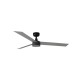 Люстра-вентилятор Faro 34286WW-1TW Cruiser L 1320mm Black 3 Blades Alum 18W LED Wiz