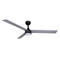 Люстра-вентилятор Faro 34287WW-1TW Cruiser XL 1600mm Black 3 Blades Alum 18W LED Wiz
