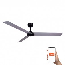 Потолочный вентилятор Faro 34287WT Cruiser XL 1600mm Black 3 Blades Alluminium Tuya