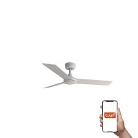 Потолочный вентилятор Faro 34288WT Cruiser S 1060mm White 3 Blades White Tuya