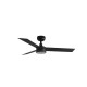 Люстра-вентилятор Faro 34289WT-1TW Cruiser S 1060mm Black 3 Blades 18W LED Dim Tuya