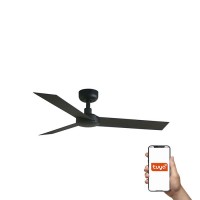 Стельовий вентилятор Faro 34289WT Cruiser S 1060mm Black 3 Blades Black Tuya
